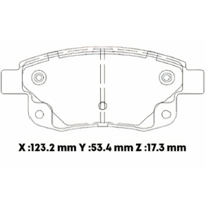 D1502SD - SEMICERAMICA PASTILLA FOTON TOANO 2019 POST
