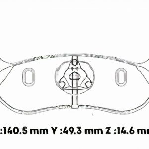 D881SD - SEMICERAMICA PASTILLA FORD EXPLORER (02-05) POSTERIOR