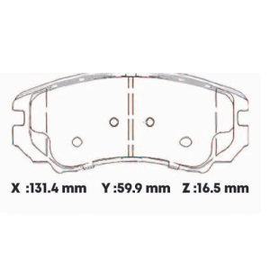 D924SD - SEMICERAMICA PASTILLA HYUNDAI TUCSON CLASICO / KIA SPORTAGE ACTIVO / KIA SOUL / CS35 / LANDWIND X2/DONGFENG GLORY 560/DSFK 580/ SWM G01 1.5L TURBO/CHANGAN CS35/ LIFAN MYWAY 1,8L 2020 / TIGGO 7 PRO