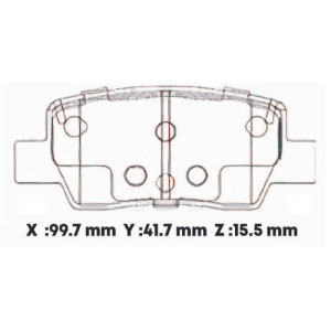MD1U2514SD - SEMICERAMICA PASTILLA KIA K5 20- HYUNDAI IX25 19- POST