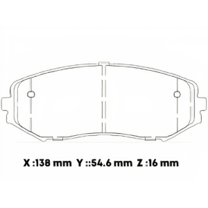 D1188CL - CERAMICA PASTILLA CHEVROLET SZ