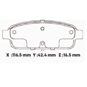 D1468CL - CERAMICA PASTILLA CHEVROLET CRUZE (-20) ORLANDO POST