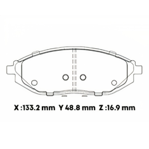 D1590CL - CERAMICA PASTILLA CHEVROLET SPARK GT BEAT