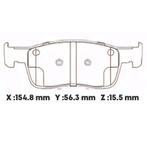 D1940CL - CERAMICA PASTILLA CHEVROLET CAVALIER 18-