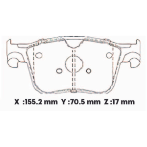 D1974SD - SEMICERAMICA PASTILLA PEUGEOT 3008 5008 18- RIFTER 18- CITROEN BERLINGO C5 AIRCROSS