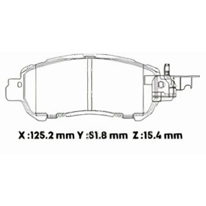 D2038SD - SEMICERAMICA PASTILLA NISSAN KICKS (17-) VERSA (20-)