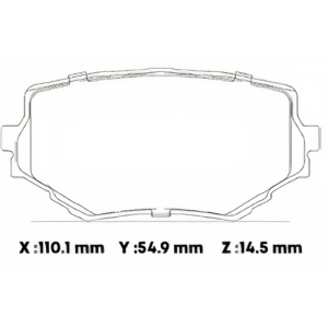 D680CL - CERAMICA PASTILLA CHEVROLET GRAND VITARA 5P/VITARA XL7