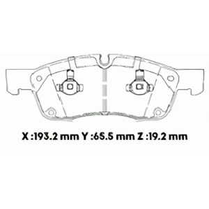 D1455CL - CERAMICA PASTILLA JEEP GRAND CHEROKEE 16-