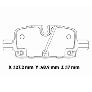 D2174CL - CERAMICA PASTILLA CHEVROLET TAHOE Z71 SILVERADO Z71 2022 GMC YUKON XL DENALI 21-POST