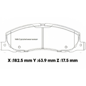 D2230CL - CERAMICA PASTILLA FORD EXPLORER 2022-