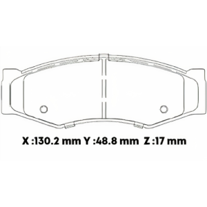 D265EL - CARBON PASTILLA NISSAN URBAN 2400