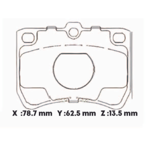 D402EL - CARBON PASTILLA FORD FESTIVA