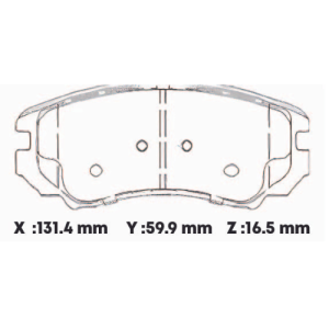 D924CL - CERAMICA PASTILLA HYUNDAI TUCSON CLASICO / KIA SPORTAGE ACTIVO / KIA SOUL / CS35 / LANDWIND X2/DONGFENG GLORY 560/DSFK 580/ SWM G01 1.5L TURBO/CHANGAN CS35/ LIFAN MYWAY 1,8L 2020 / TIGGO 7 PRO
